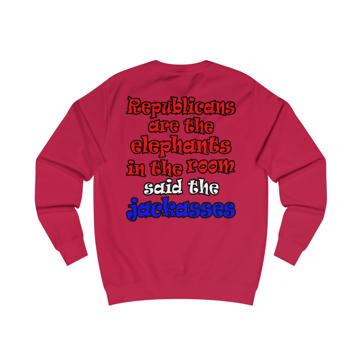 donkeys and elephants - Men's Sweatshirt