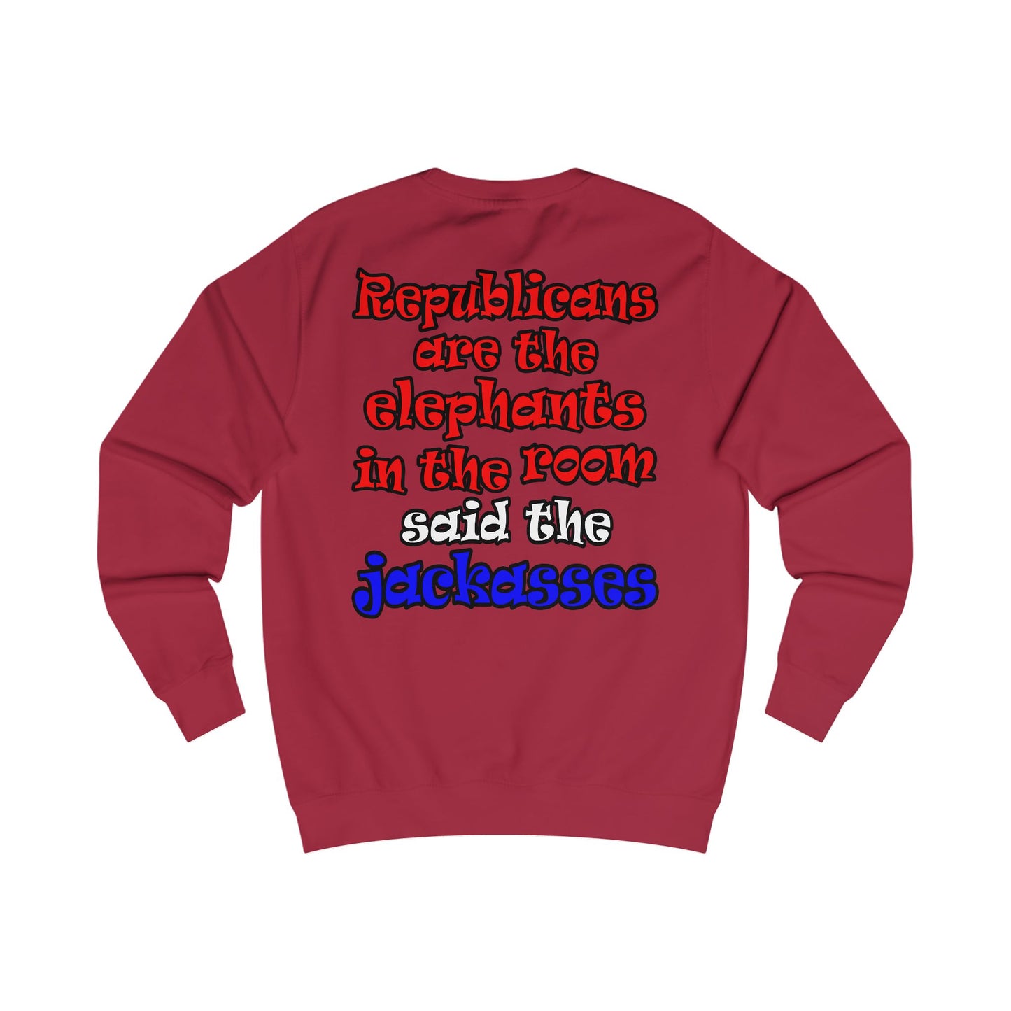 donkeys and elephants - Men's Sweatshirt