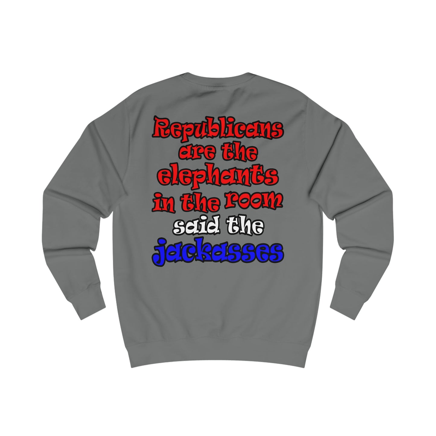 donkeys and elephants - Men's Sweatshirt