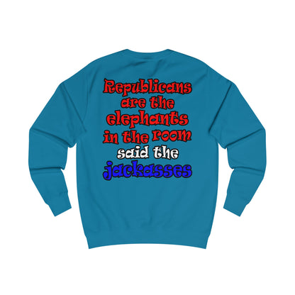 donkeys and elephants - Men's Sweatshirt