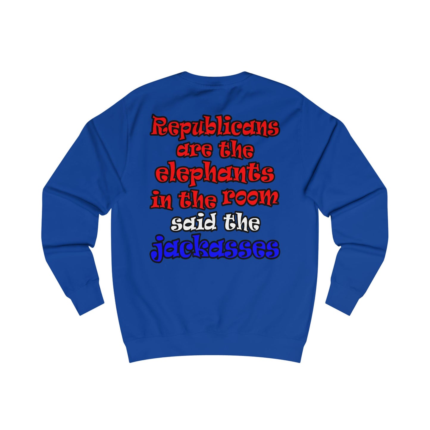donkeys and elephants - Men's Sweatshirt