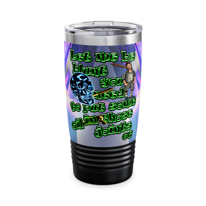 og - Ringneck Tumbler, 20oz (grey-pink wave)