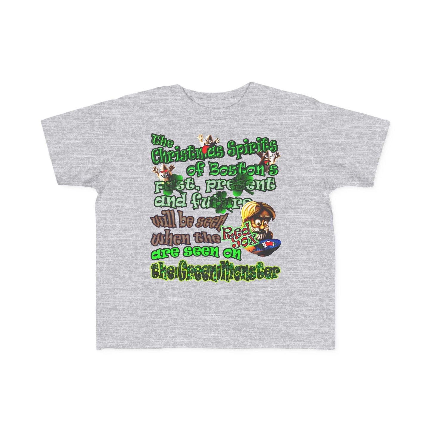 christmas spirits of boston - Toddler's Fine Jersey Tee