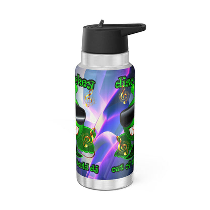 disc jockey - Gator Tumbler, 32oz (grey-pink wave)