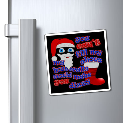 santa's shoes - Magnets - (black)