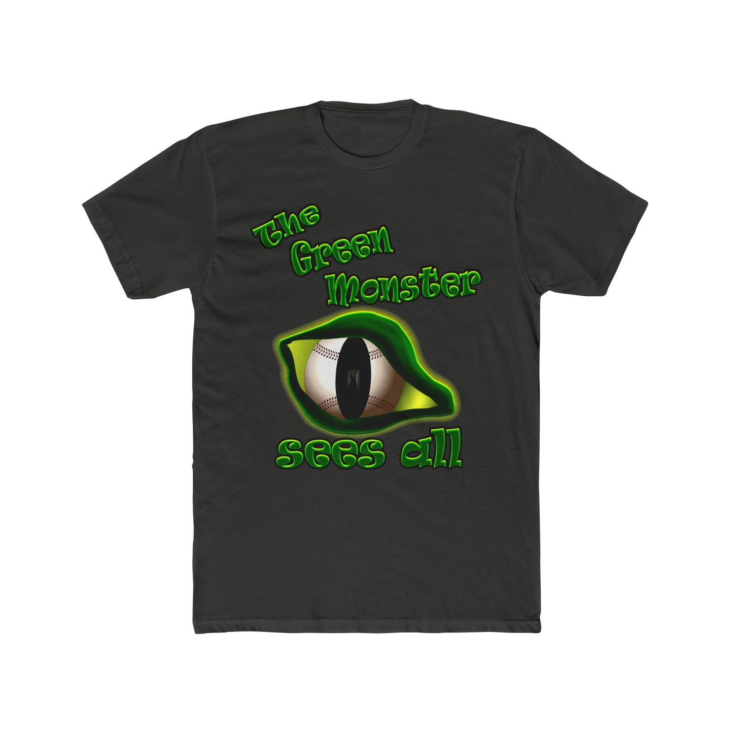 green monster - Men's Cotton Crew Tee