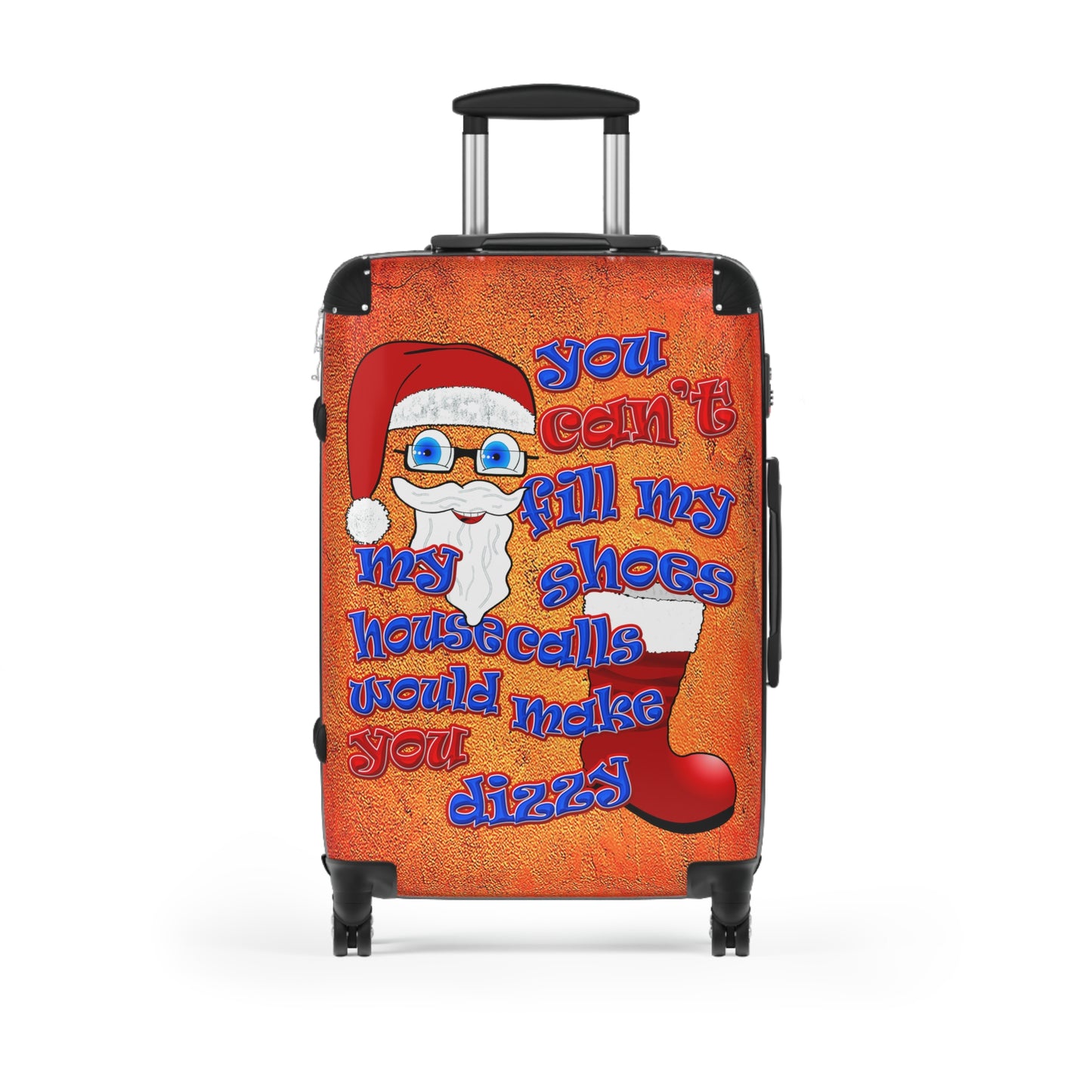 santa's shoes - Suitcase (burnt orange)