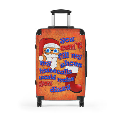 santa's shoes - Suitcase (burnt orange)