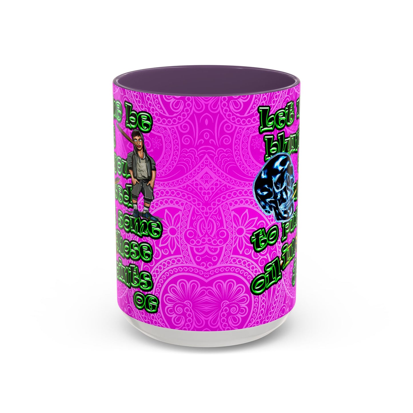 og - Accent Mug (pink swirl)