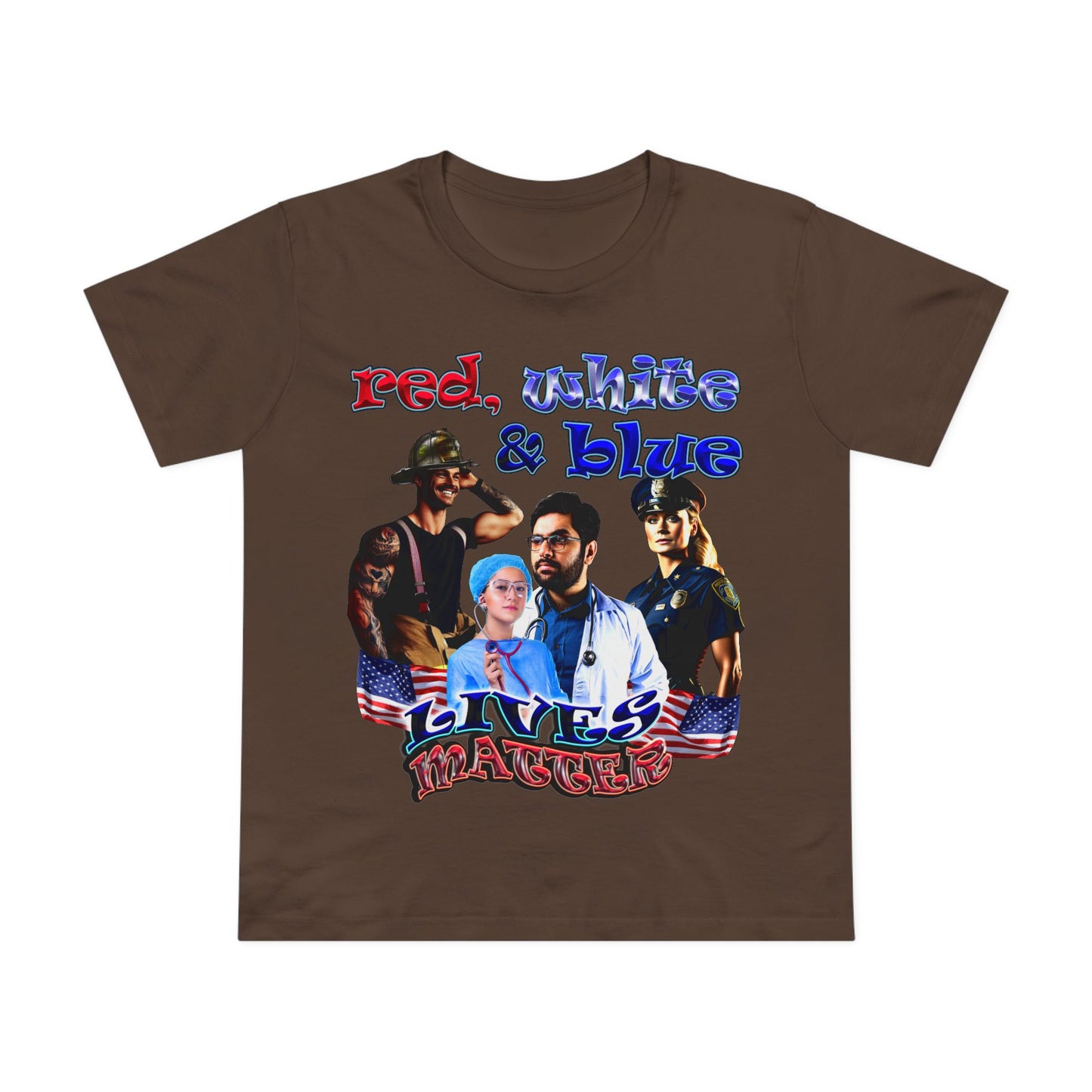 rw&b lives matter - Women’s Maple Tee