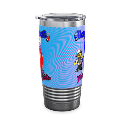 tag that - Ringneck Tumbler, 20oz (light blue-purple wave)