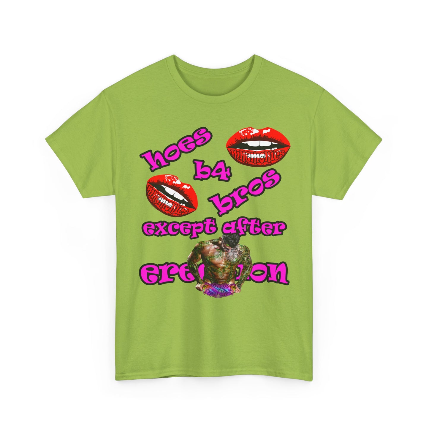 hoes b4 bros - Unisex Heavy Cotton Tee