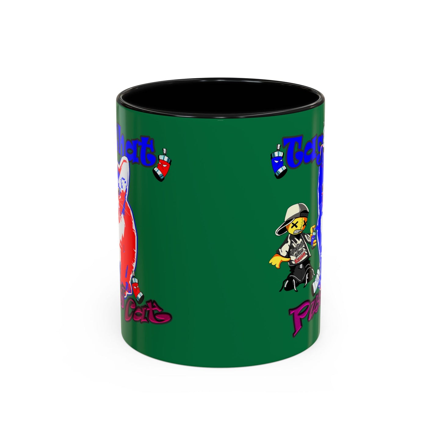 tag that - Accent Mug (dark green)