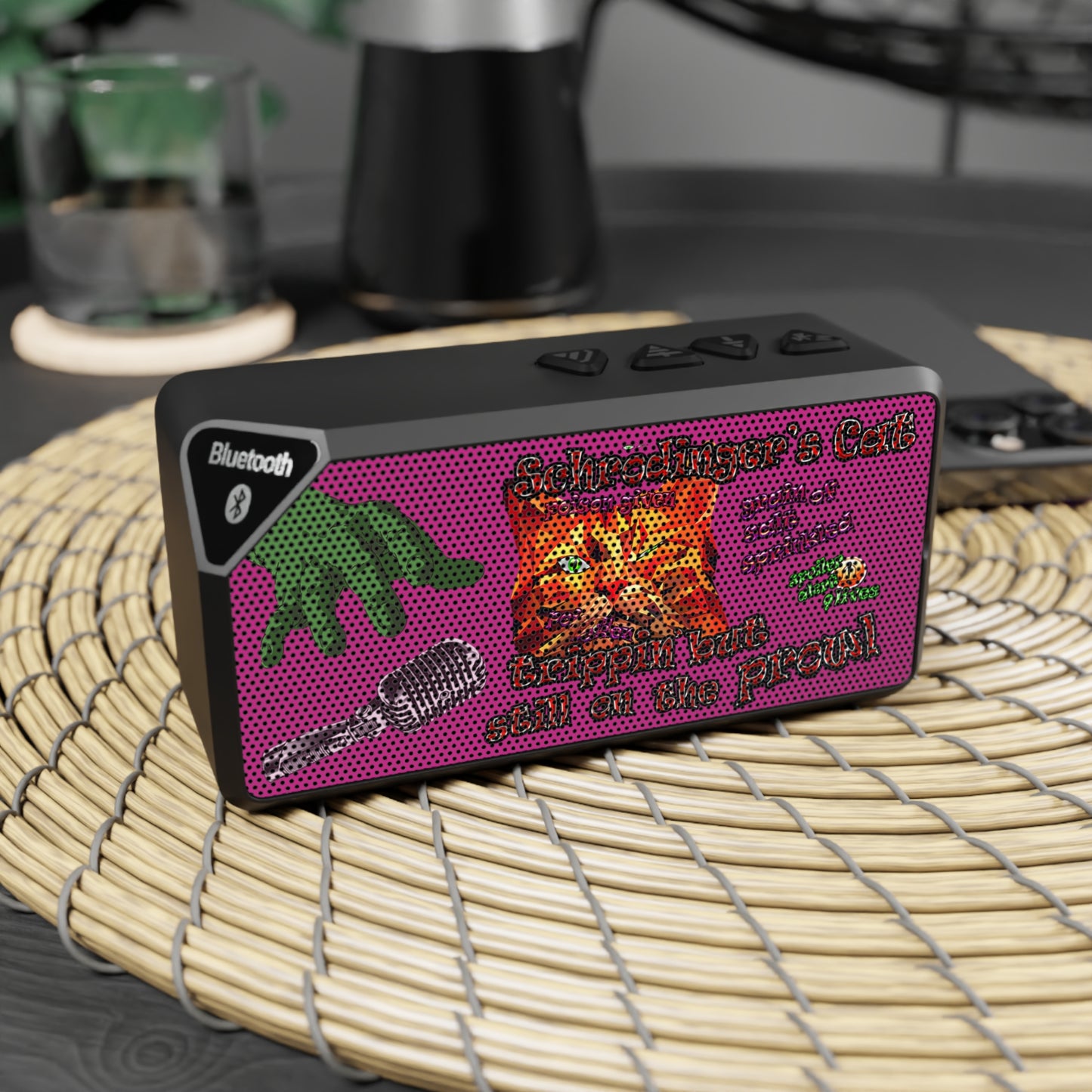schrodinger's cat - Jabba Bluetooth Speaker (pink)