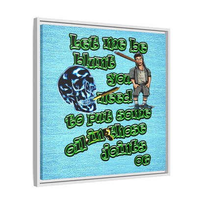 og - framed canvas art (faded blue)