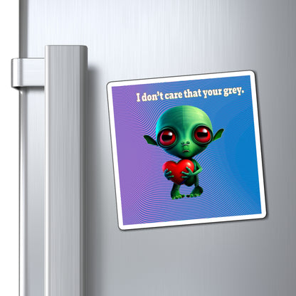I don't care that your grey - Magnets - (light blue-purple wave)