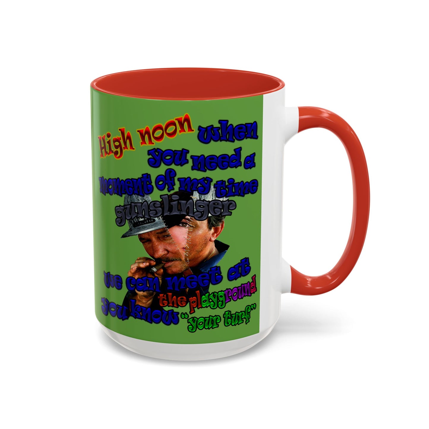 high noon - Accent Mug (green)
