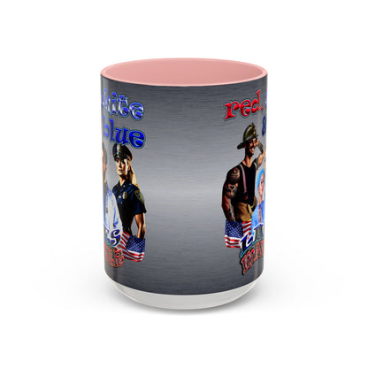 rw&b lives matter - Accent Mug (brushed nickel)
