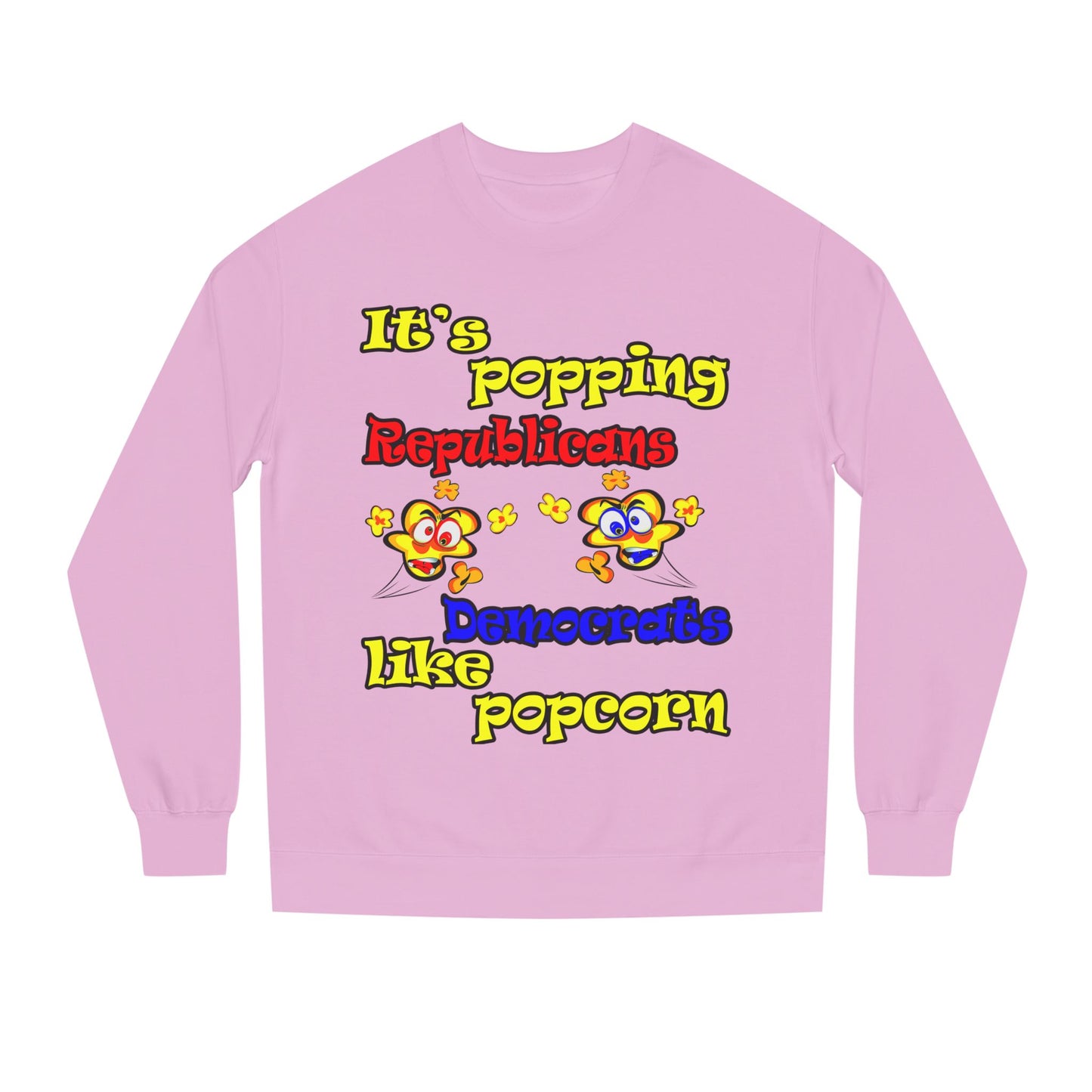 popping like popcorn - Unisex Crew Neck Sweatshirt