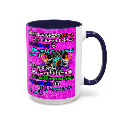 doggystyle - Accent Mug (pink swirl)