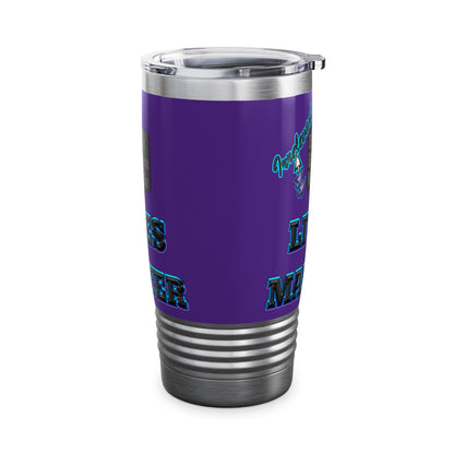 irrelevant - Ringneck Tumbler, 20oz (purple)