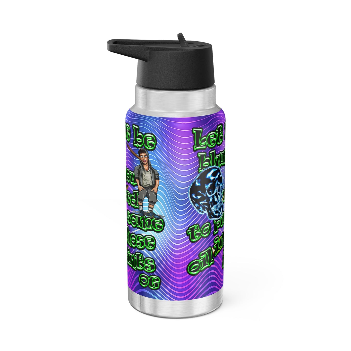 og - Gator Tumbler, 32oz  (purple wave)