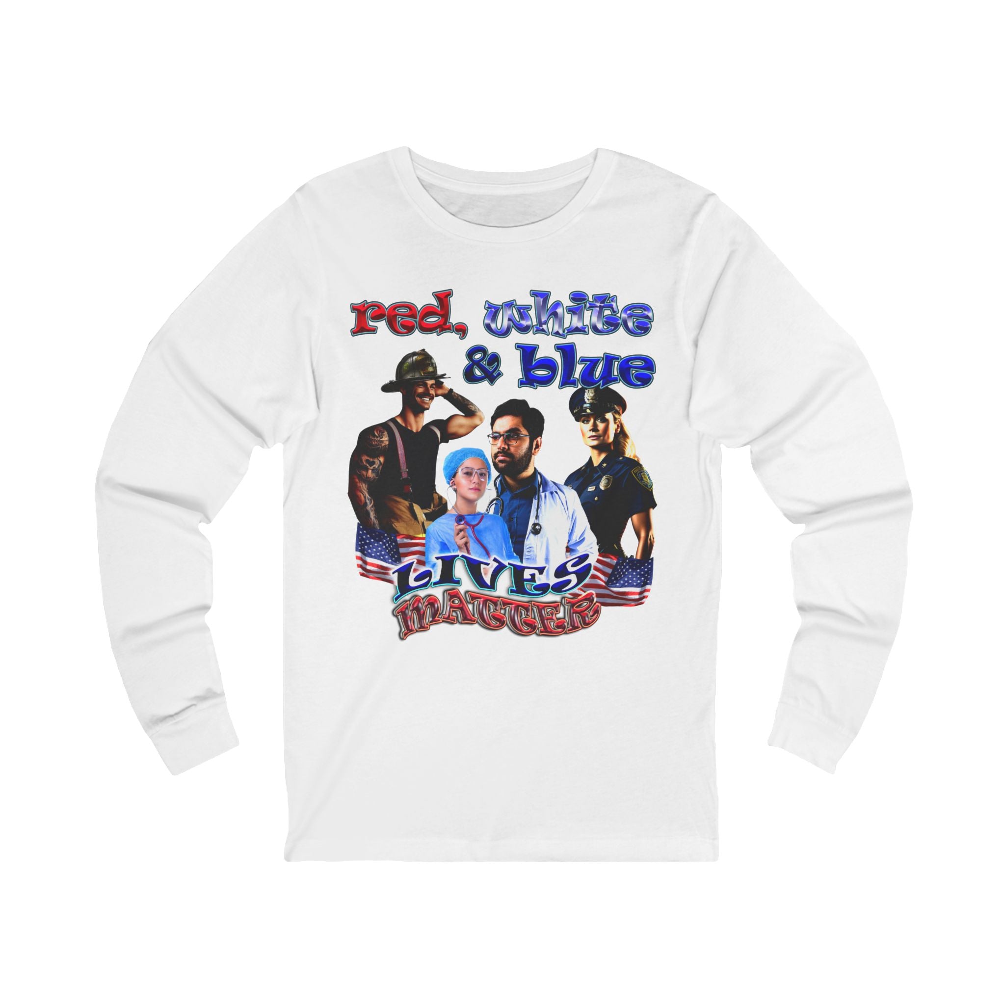 rw&b lives matter - Unisex Jersey Long Sleeve Tee