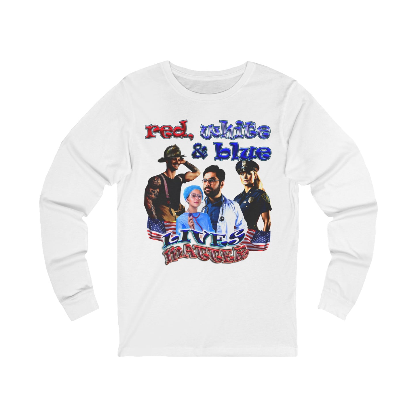 rw&b lives matter - Unisex Jersey Long Sleeve Tee