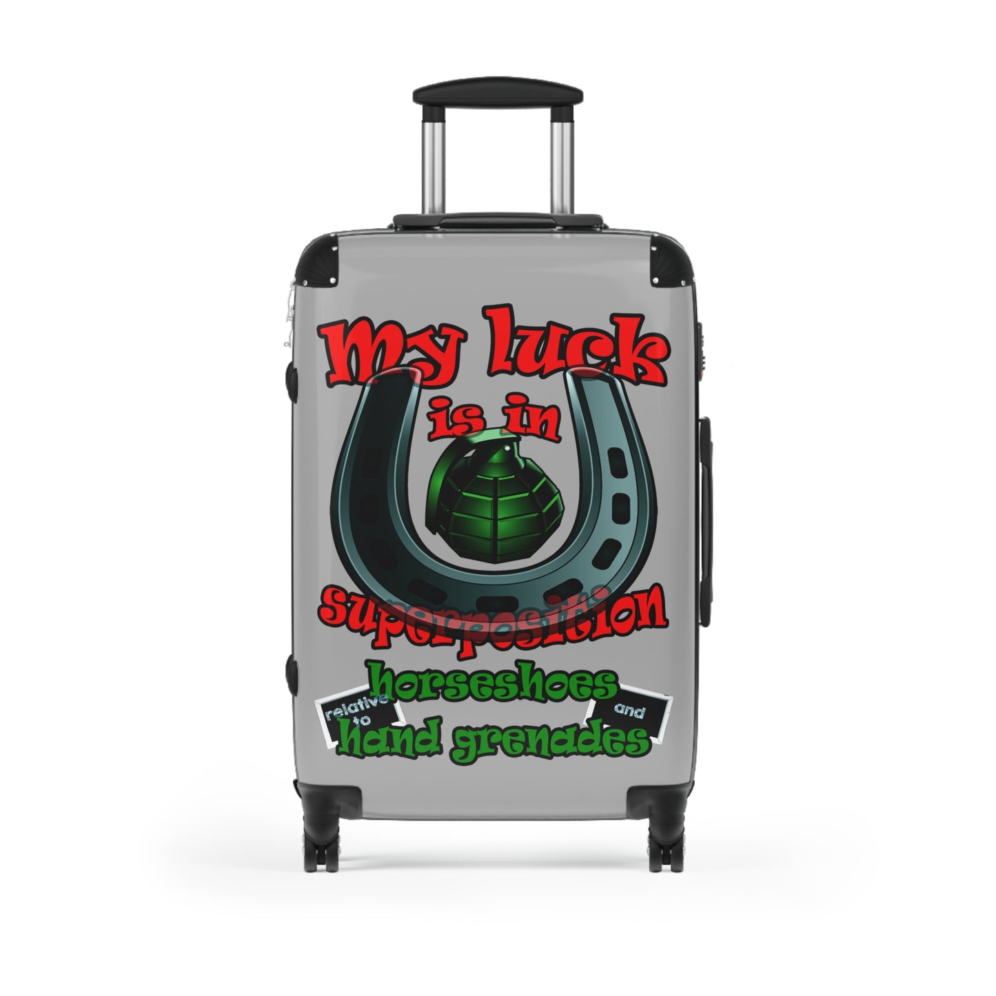 my luck - Suitcase (light grey)
