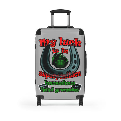 my luck - Suitcase (light grey)