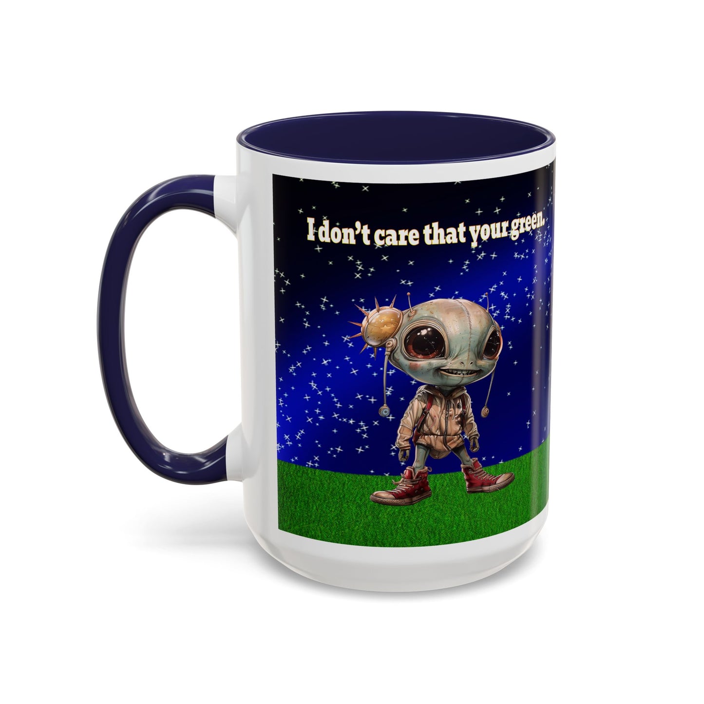 I don't care that your grey - Accent Mug ('snoops' background)