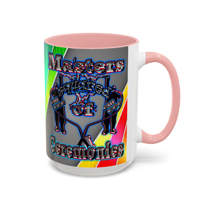 em cee squared - Accent Mug (rainbow split)