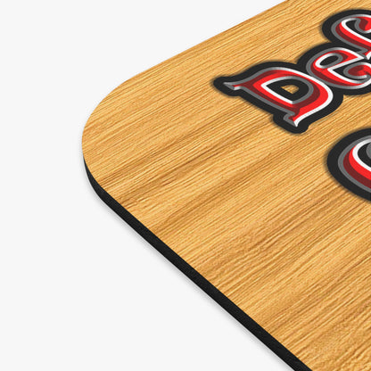 defy conquer reach - Mouse Pad (Rectangle) (butterscotch wood finish)