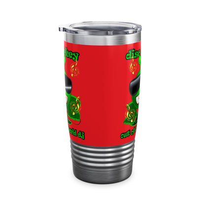 disc jockey - Ringneck Tumbler, 20oz (red)