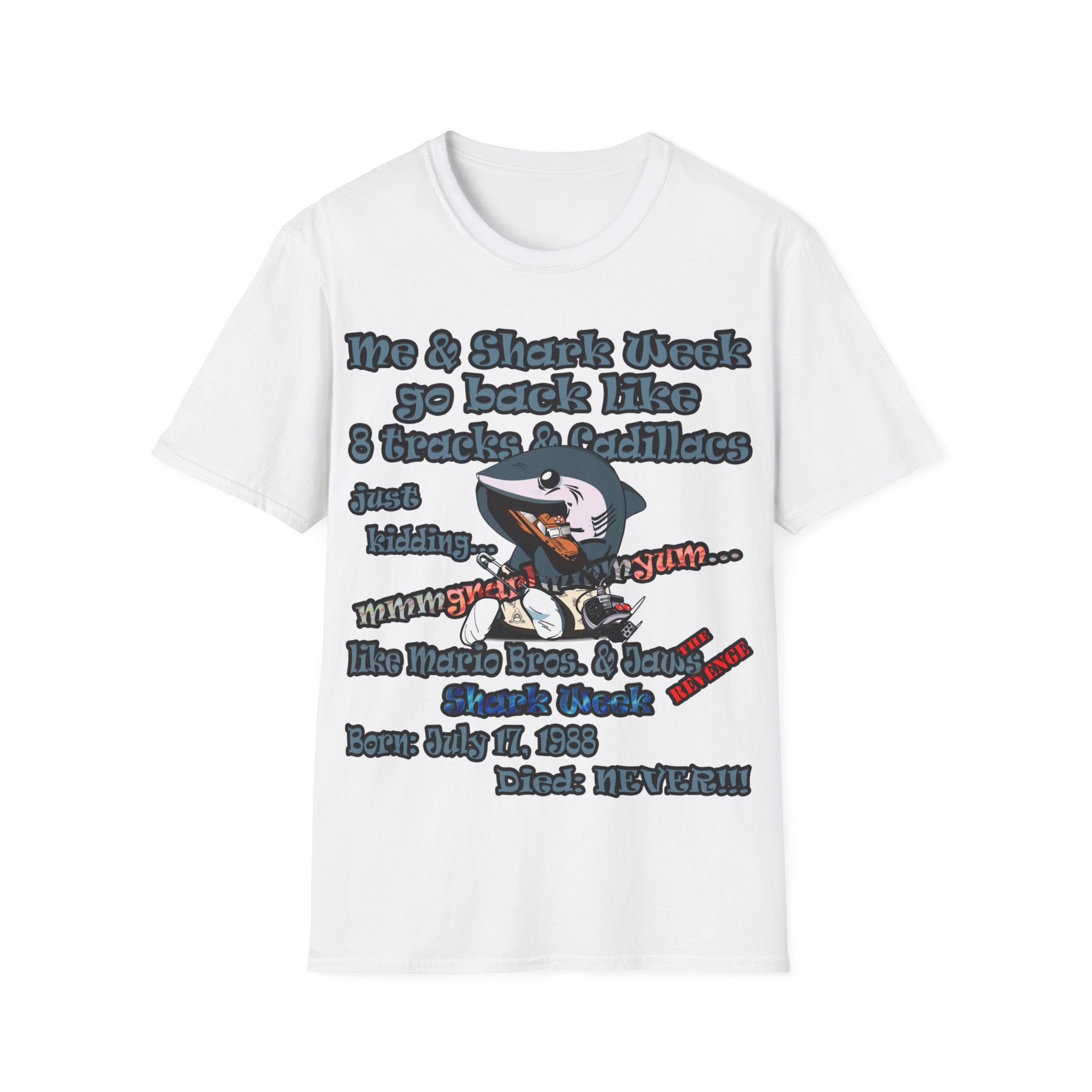 shark week - Unisex Softstyle T-Shirt