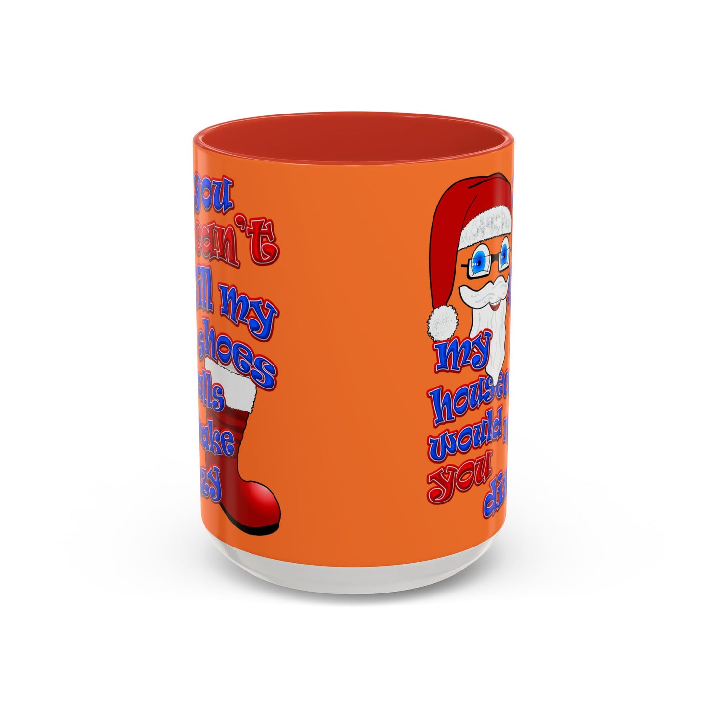 santa's shoes - Accent Mug (crusta)