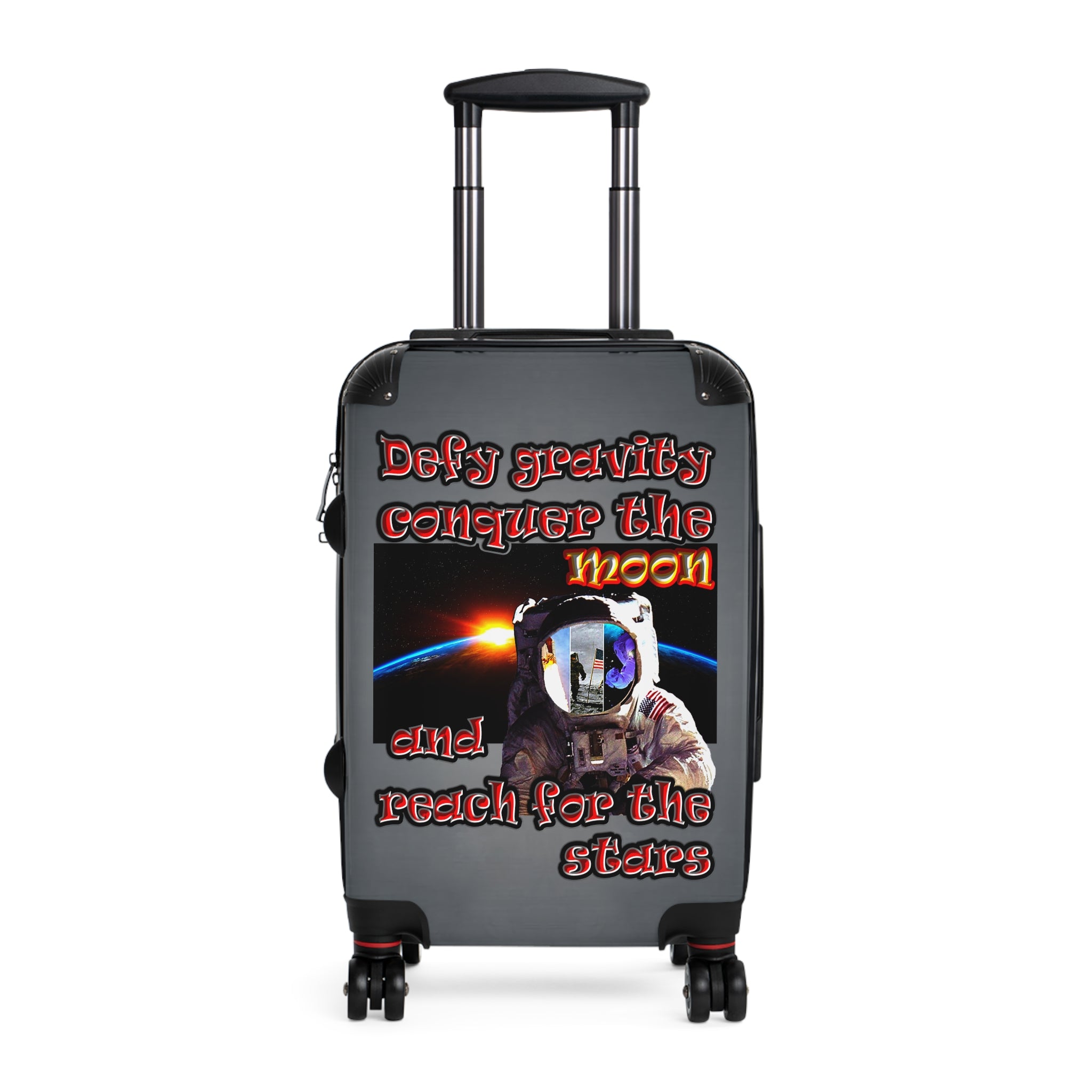 defy conquer reach - suitcase (grey-light grey)