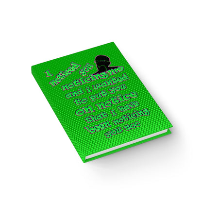 noticed you noticing - journal-lined (logo green)