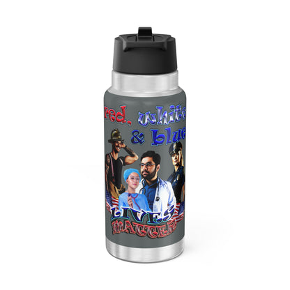 rw&b lives matter - Gator Tumbler, 32oz (dark grey)
