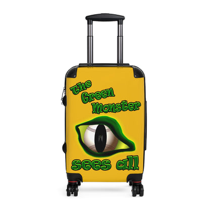 green monster - Suitcase (yellow)