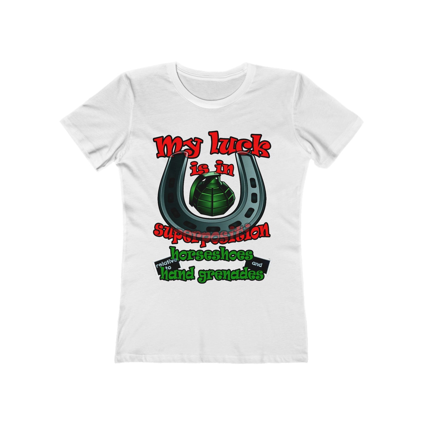 my luck - Women's The Boyfriend Tee