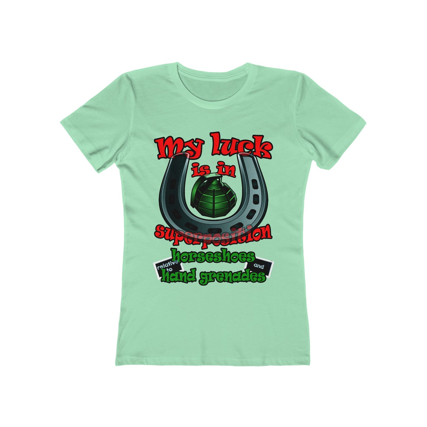 my luck - Women's The Boyfriend Tee