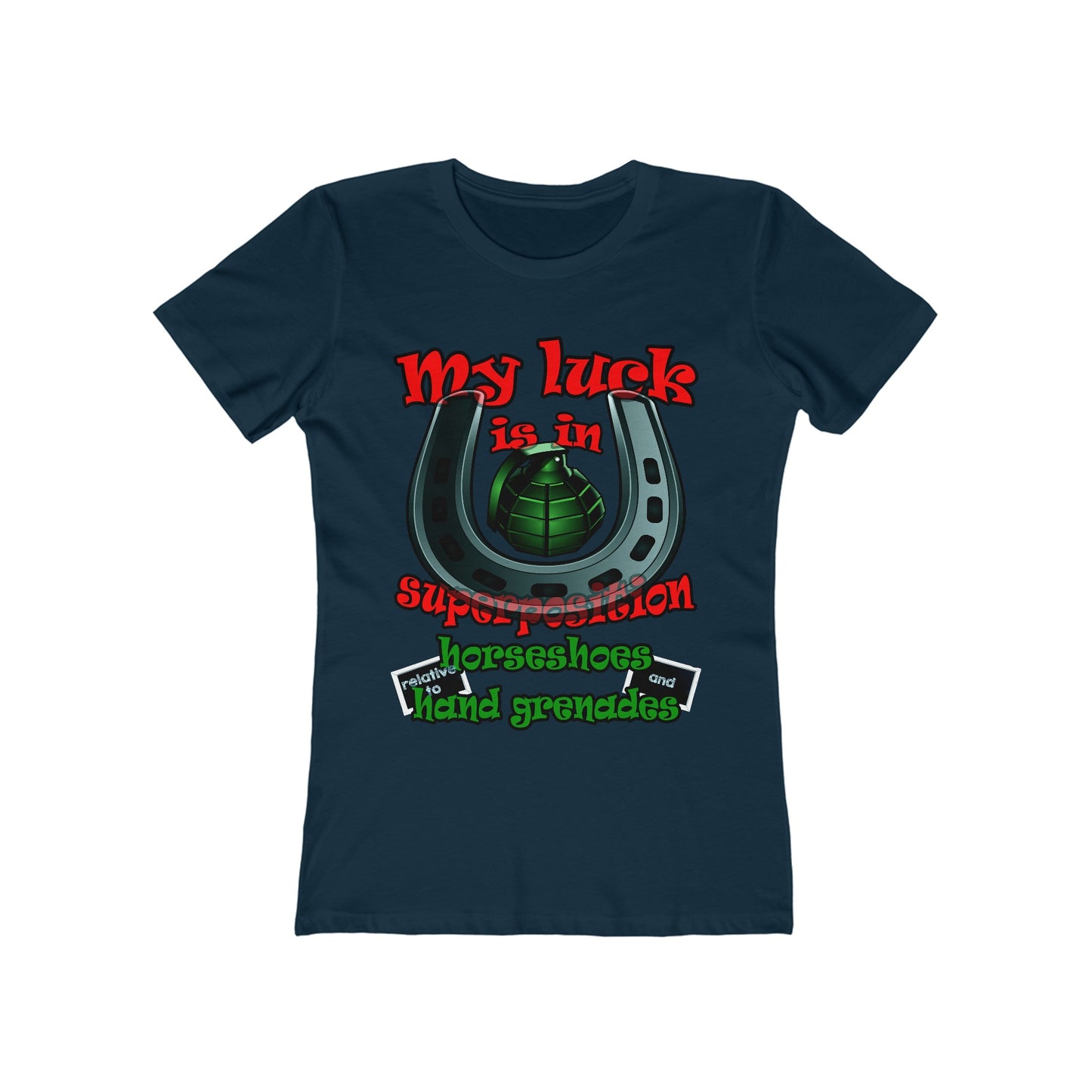 my luck - Women's The Boyfriend Tee