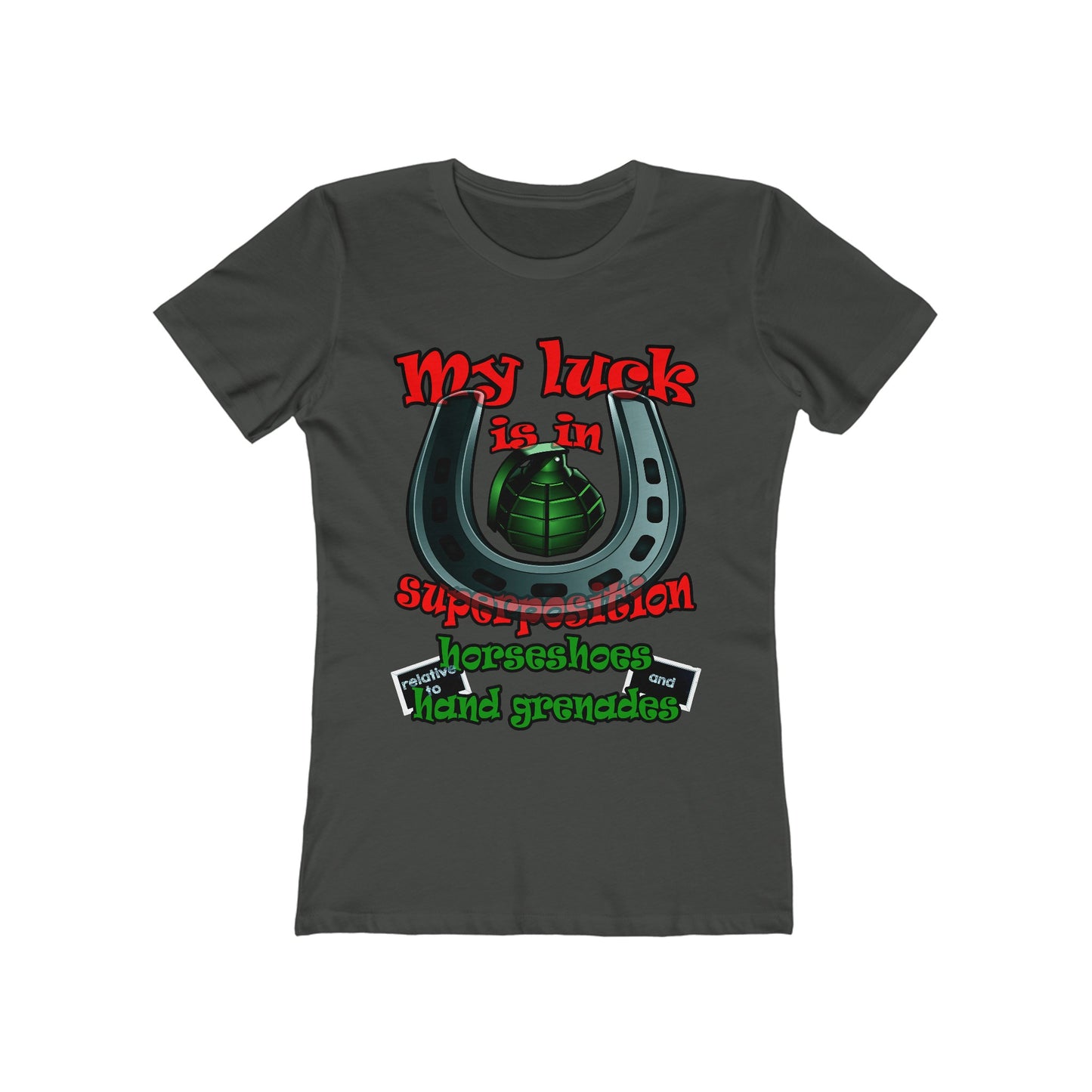 my luck - Women's The Boyfriend Tee