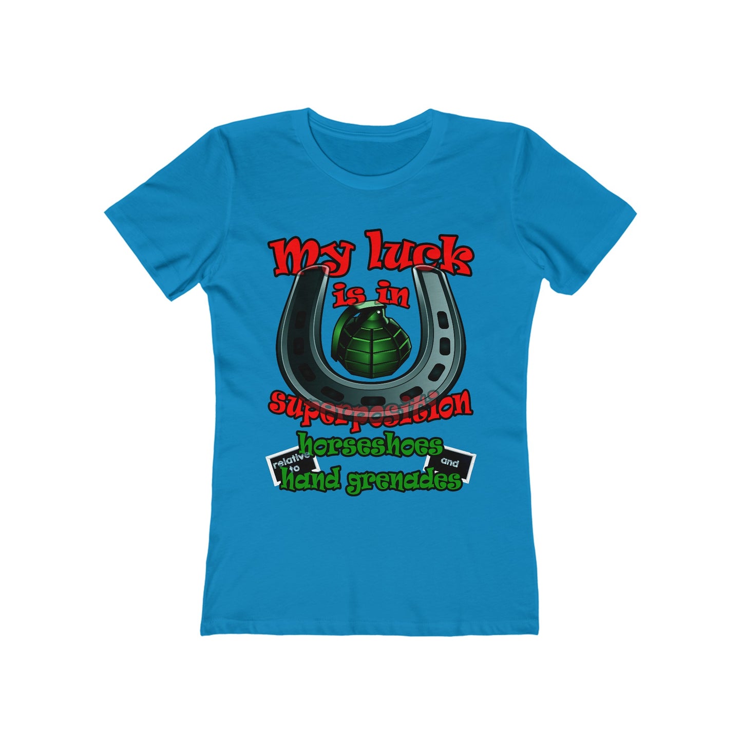 my luck - Women's The Boyfriend Tee