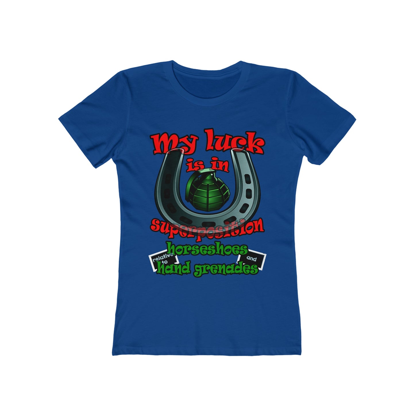 my luck - Women's The Boyfriend Tee