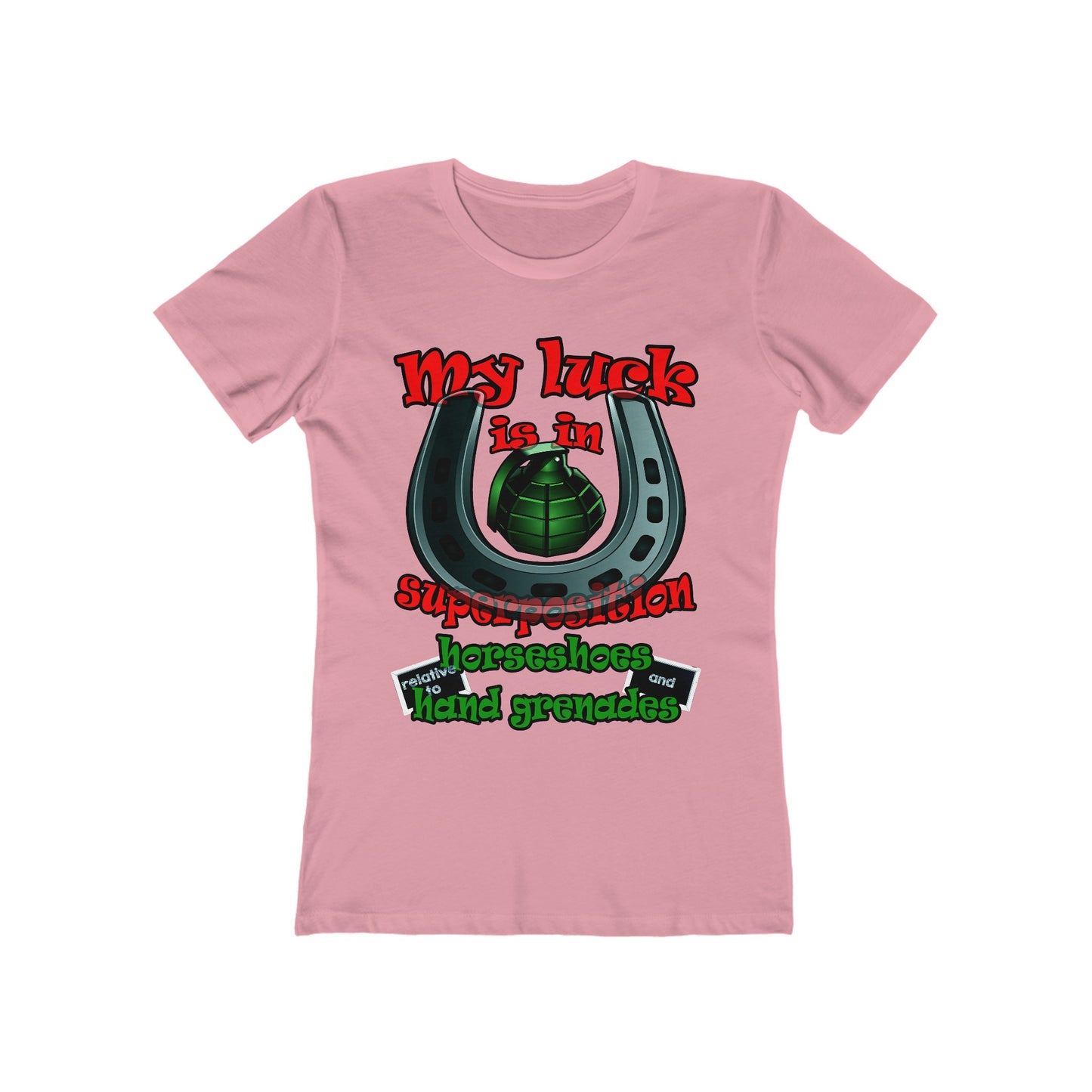 my luck - Women's The Boyfriend Tee