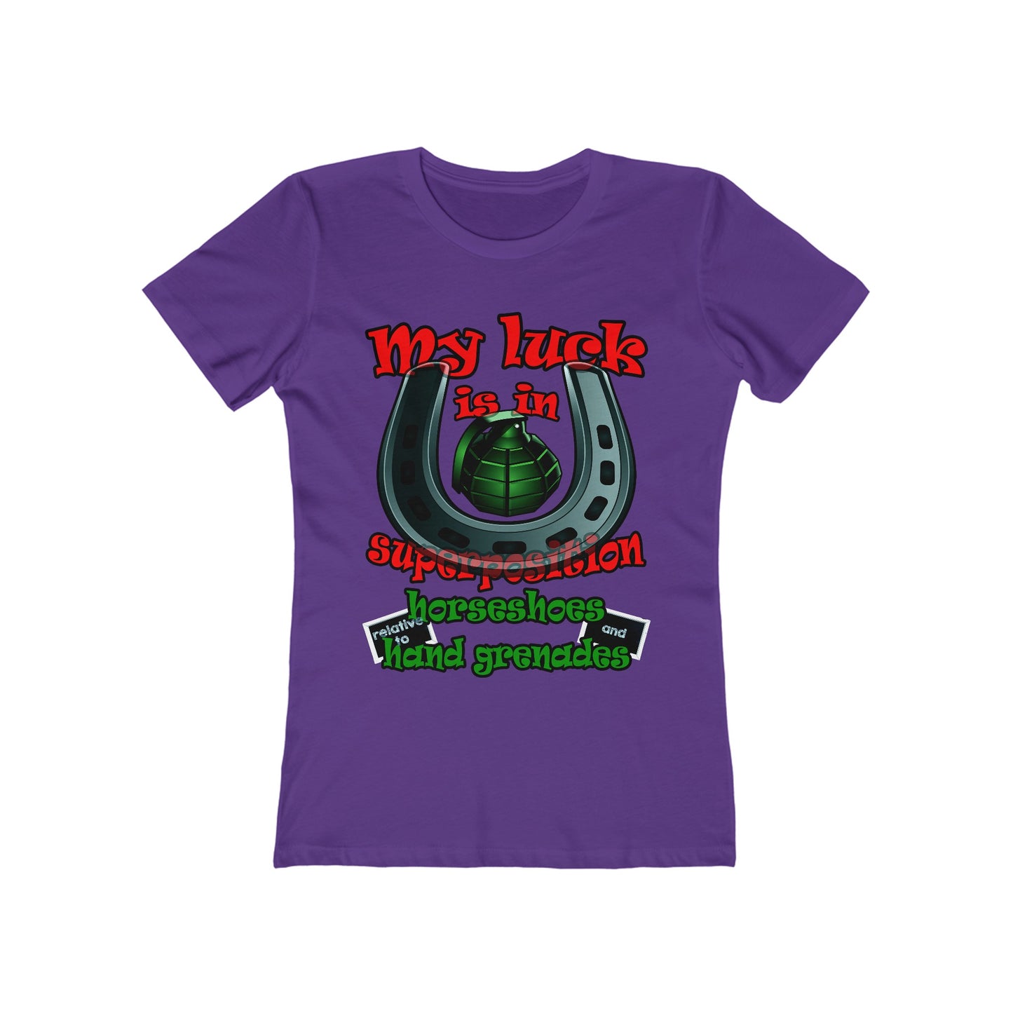 my luck - Women's The Boyfriend Tee