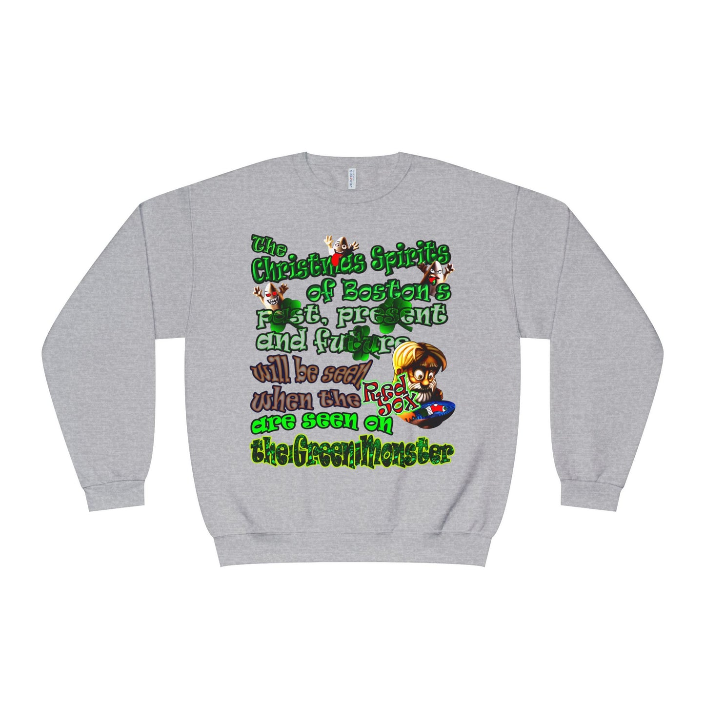 christmas spirits of boston - Unisex NuBlend® Crewneck Sweatshirt