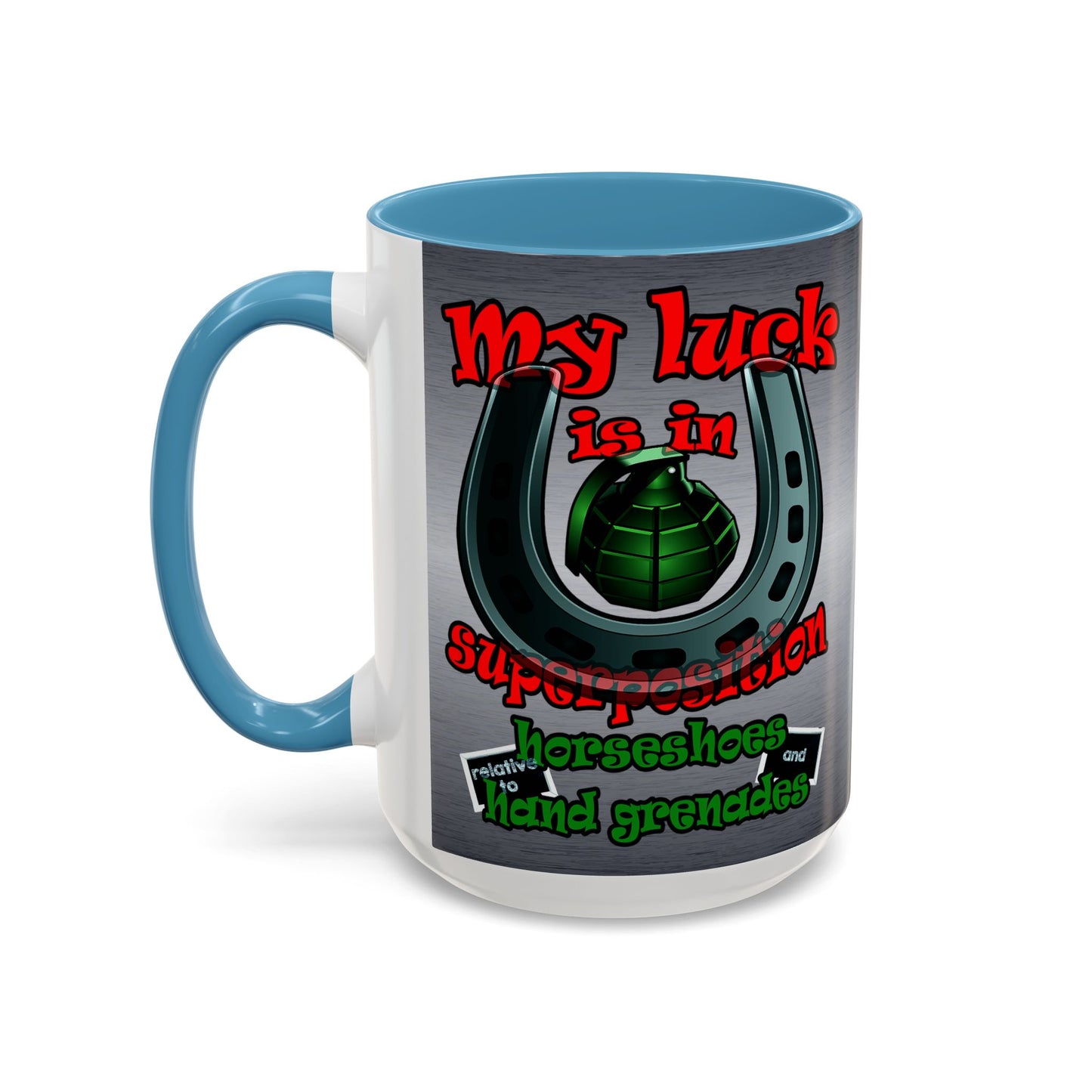 my luck - Accent Mug (brushed nickel)